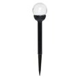 thumbnail image 1 of Mainstays Solar Powered Black Crackle Glass Ball Path Light, Integrated LED, 3 Lumens, 1 of 9