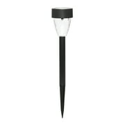 Mainstays Solar Powered Black Tapered LED Path Light, 5 Lumens