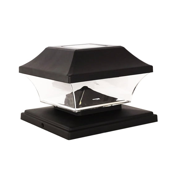Mainstays Solar LED Post Cap Light, 5 Lumens, Black, Plastic - Walmart.com