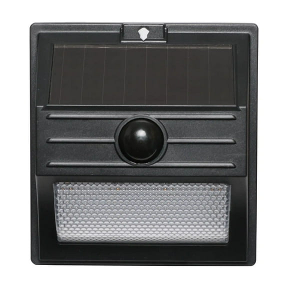 Mainstays Solar-Powered LED Motion Activated Wall Light, with Dual Lighting Modes, 100 Lumens