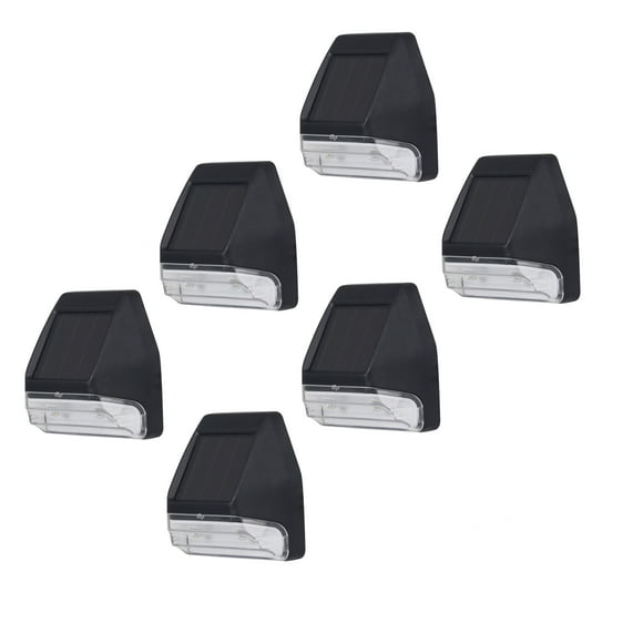 Mainstays Solar Powered Outdoor Wall Mount LED Path Light , 3 Lumens (6-Pack)