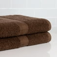 thumbnail image 1 of Mainstays Solid 2-Piece Bath Sheet Set, Brown Basket, 1 of 10