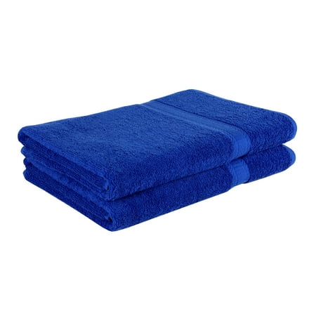 Mainstays Solid Adult 2-Piece Bath Sheet Set, Royal Spice