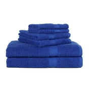 Mainstays Solid Adult 6-Piece Bath Towel Set,Royal Spice
