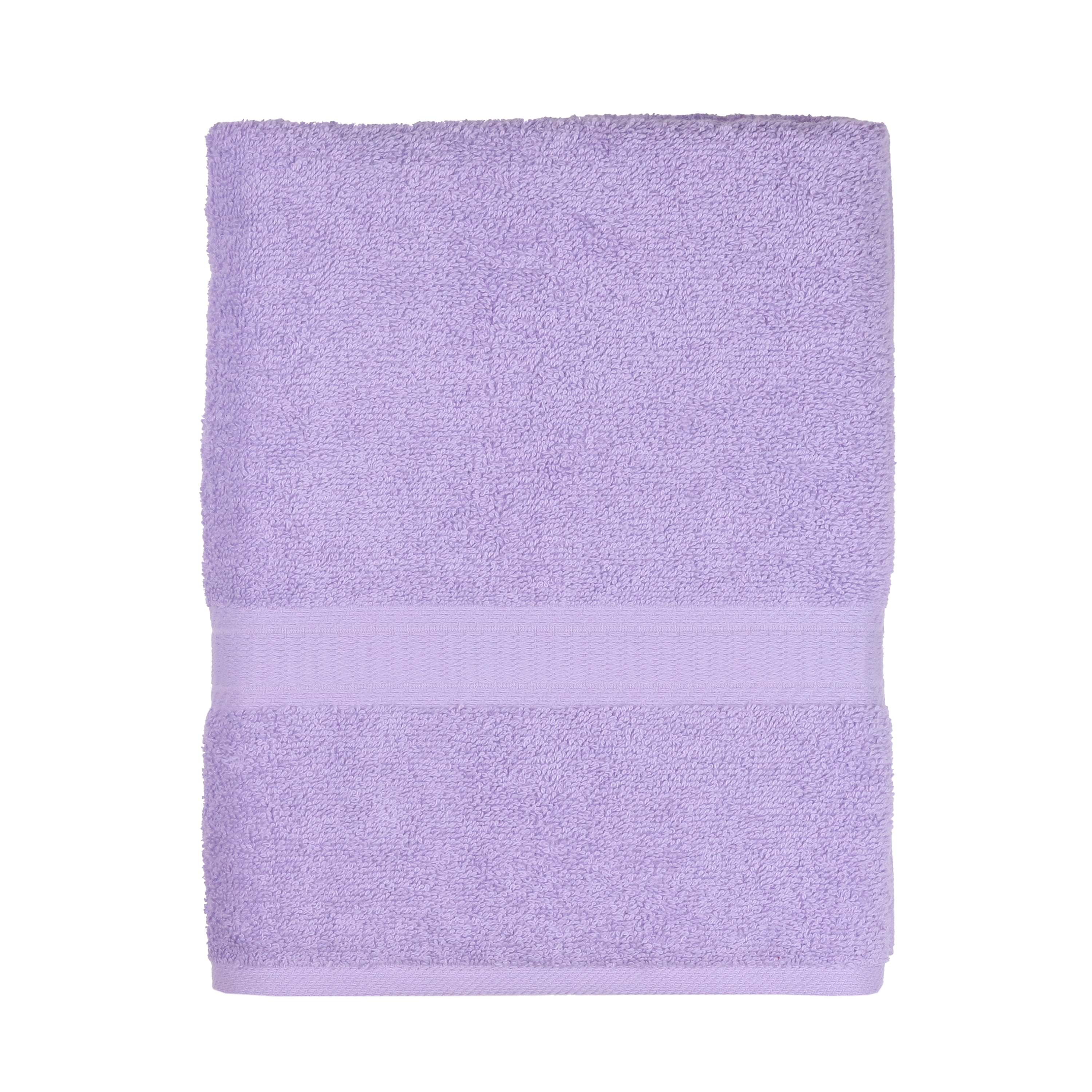 Mainstays Solid Bath Sheet, Lavender