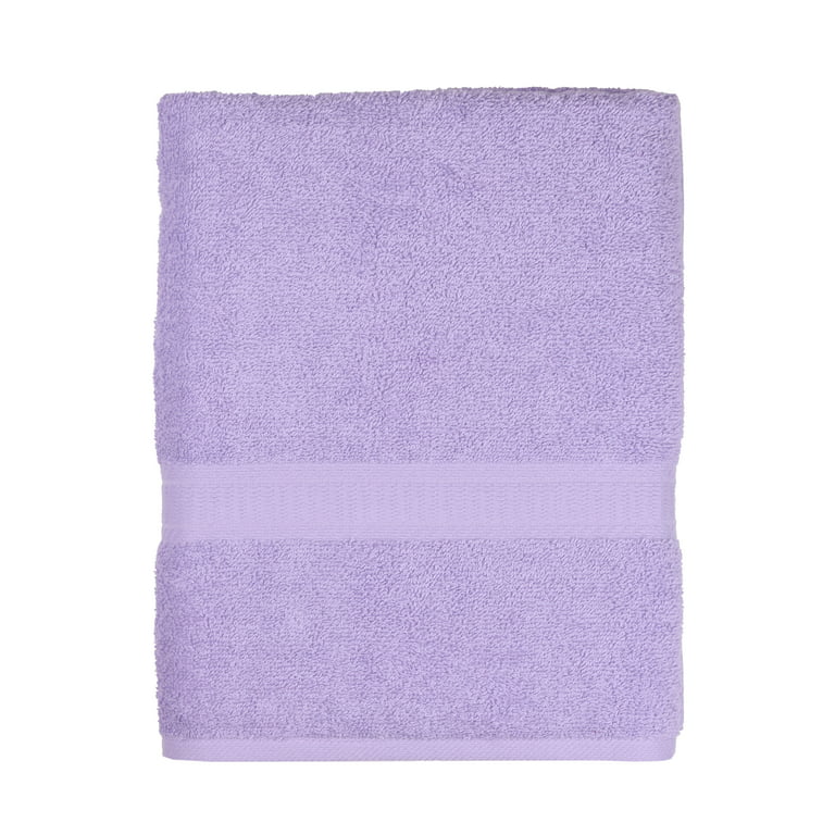 Mainstays MS 2 PC Bath Sheet Lavender, Purple