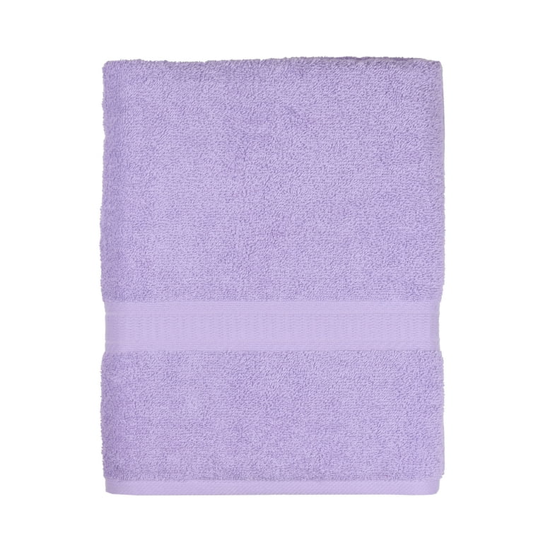 Mainstays MS 2 PC Bath Sheet Lavender, Purple