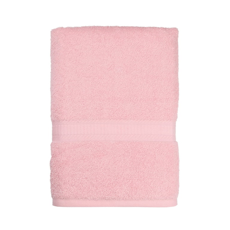 Leisofter Ultra Thick, Soft & Absorbent Cotton Hand Towels for  Bathroom(Pink, 2-Pack, 14 x 29) - Multipurpose Towels for Bath, Gym and  Spa with