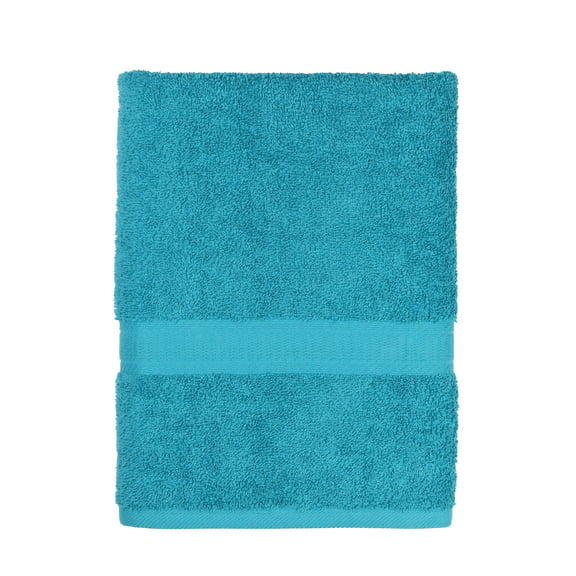 Mainstays Solid Bath Towel, Turquoise