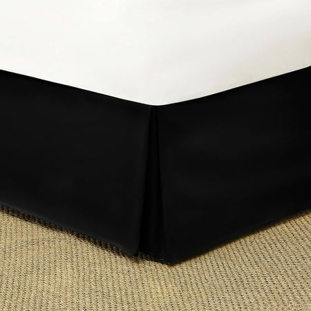 Mainstays Solid Bed Skirt, 1 Each, Twin, Black