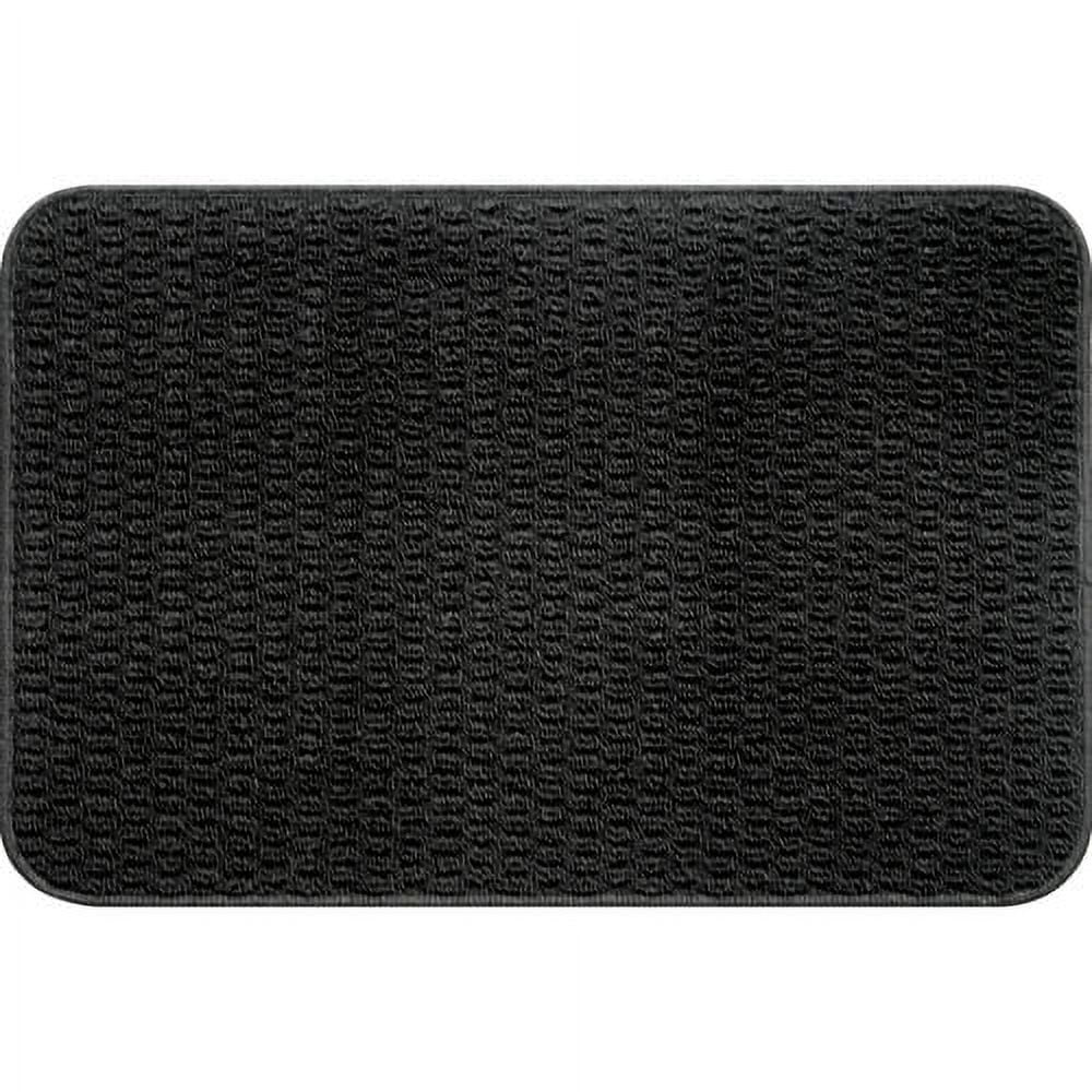 Mainstays Solid Berber Rug 18x27`` Blk