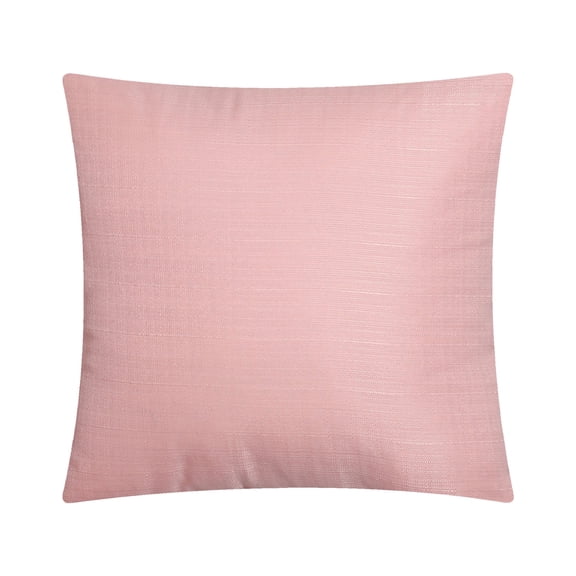 Mainstays Solid Decorative Throw Pillow, 16" x 16", Blush