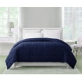 thumbnail image 1 of Mainstays Solid Down Alternative Bed Blanket, King, Navy, 1 of 2
