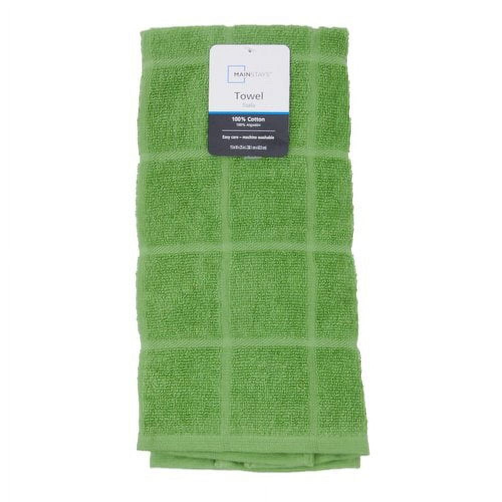 Mainstays Solid Green Kitchen Towel