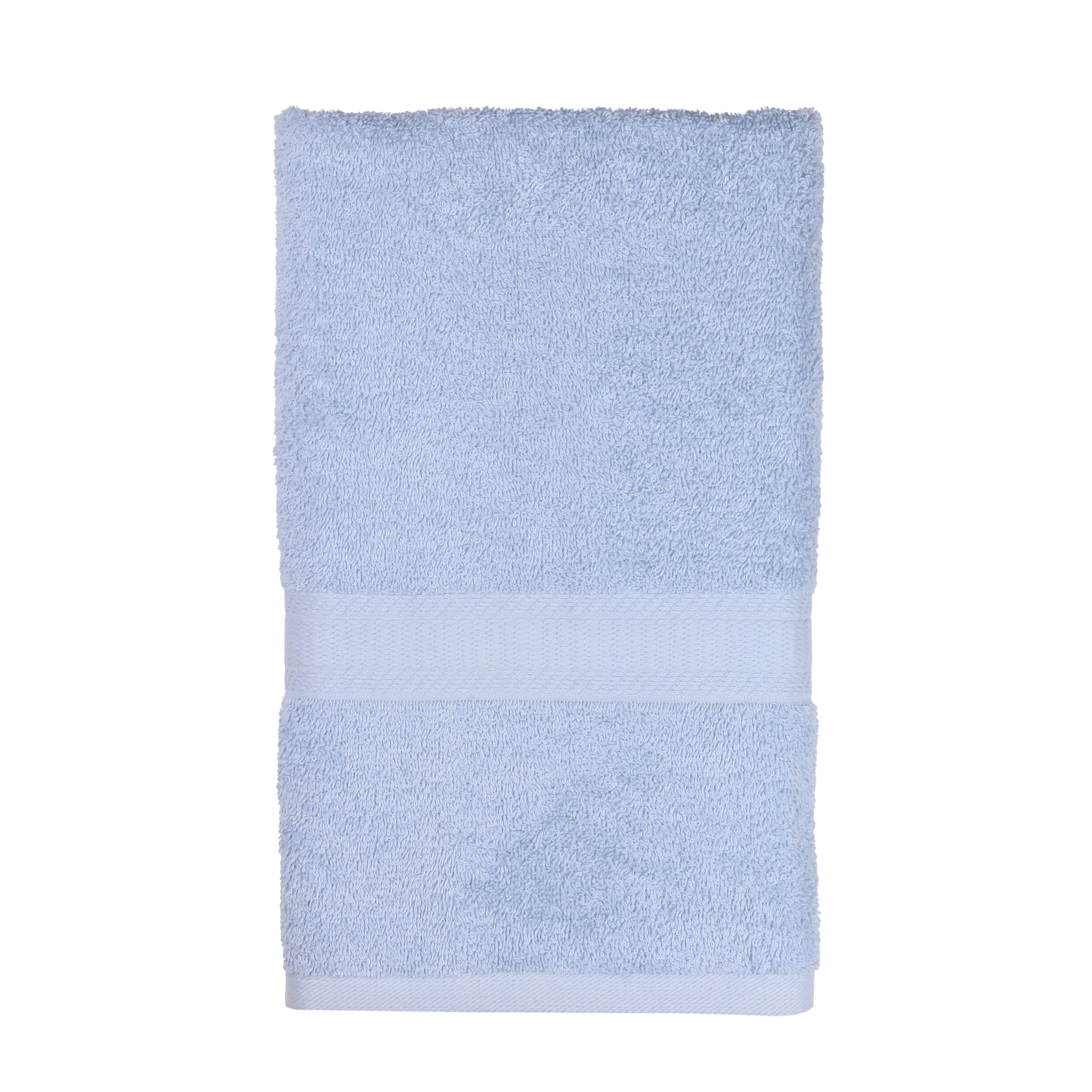 Mainstays Solid Hand Towel, Clearly Aqua 