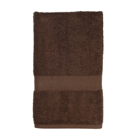 Mainstays Solid Hand Towel, Brown Basket
