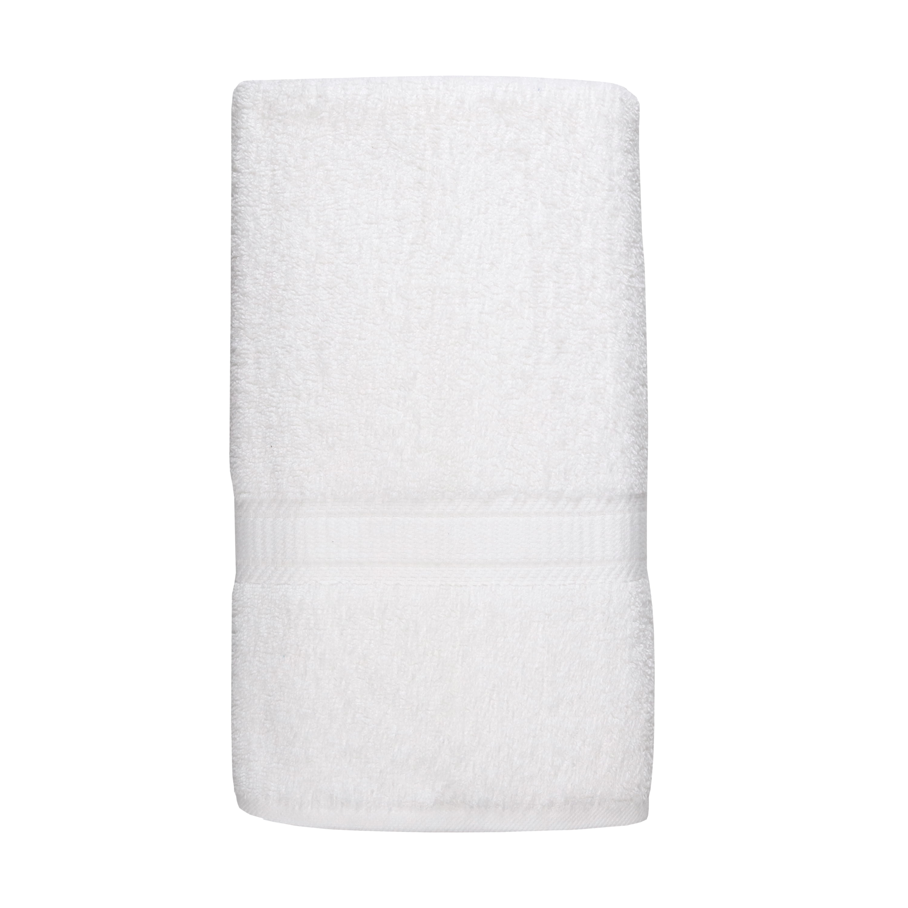 Mainstays Solid Hand Towel, White 