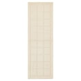 thumbnail image 1 of Mainstays Solid High Low Tufted Grid Beige Indoor Runner Rug, 2' x 6', 1 of 7