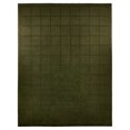 thumbnail image 1 of Mainstays Solid High Low Tufted Grid Dark Green Indoor Area Rug, 9' x 12', 1 of 7
