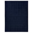 thumbnail image 1 of Mainstays Solid High Low Tufted Grid Navy Blue Indoor Area Rug, 9' x 12', 1 of 11