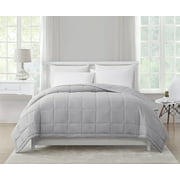 Mainstays Solid King Down Alternative Blanket in Gray