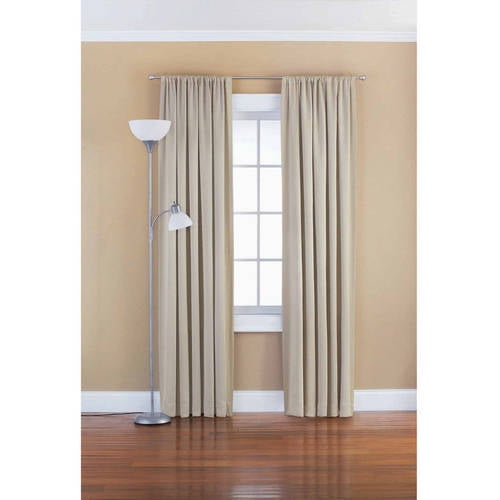 Mainstays Solid Room Darkening Curtain Panel