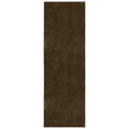 thumbnail image 1 of Mainstays Traditional Solid Shag Indoor Runner Rug, Brown Suede, 2'6" x 8', 1 of 7