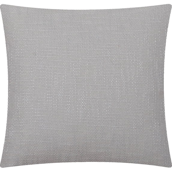 Mainstays Solid Texture Polyester Square Decorative Throw Pillow, 18 in x 18 in, Gray