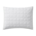 thumbnail image 1 of Mainstays Crinkle Pillow Sham, Standard, White, 1 Pack, 1 of 5