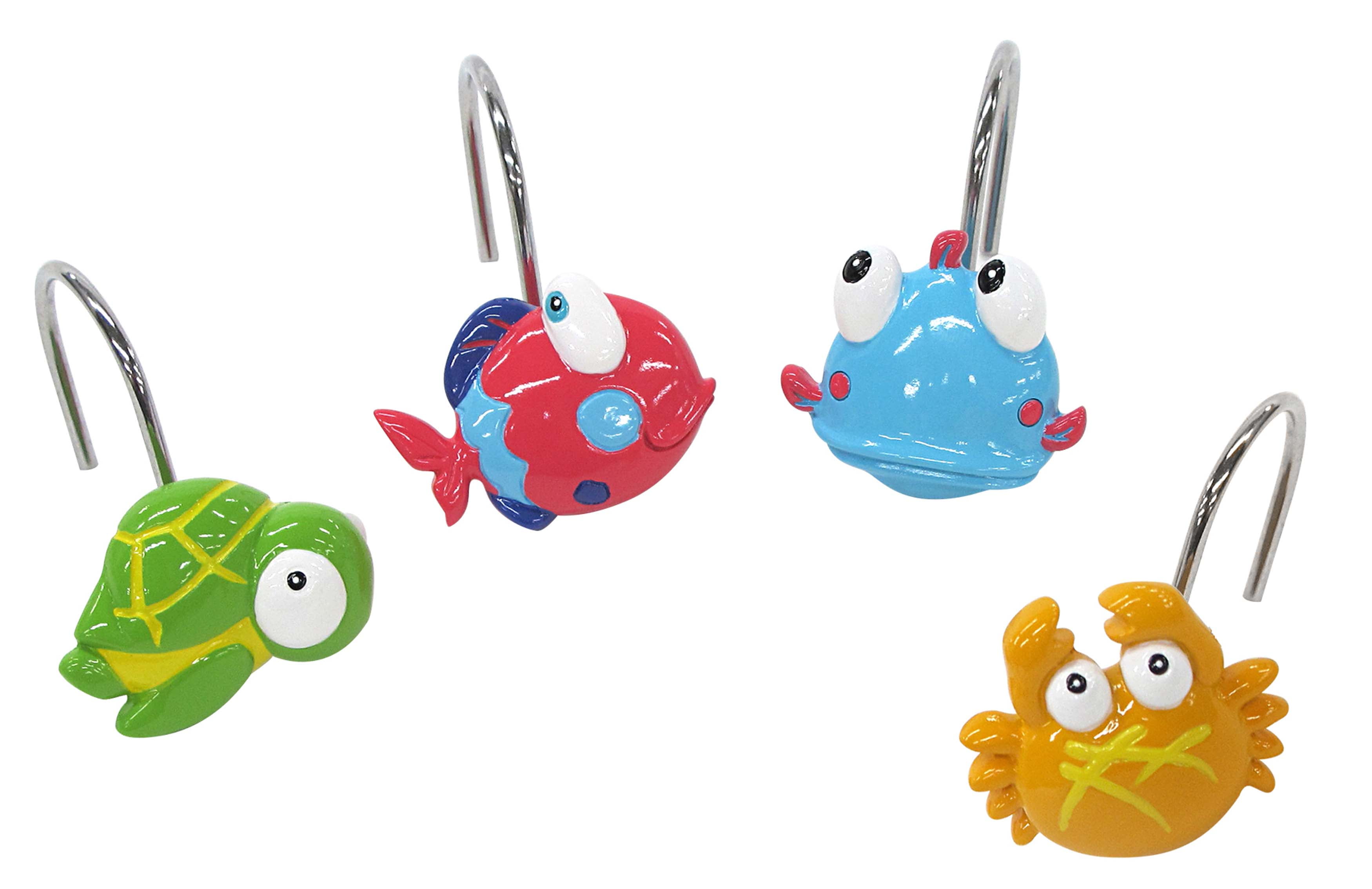 Mainstays Something's Fishy Shower Hooks, 1 Each