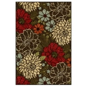 Mainstays Sorbet Floral Farmhouse Multicolor Indoor Entryway Area Rug, 2'6" x 3'10"