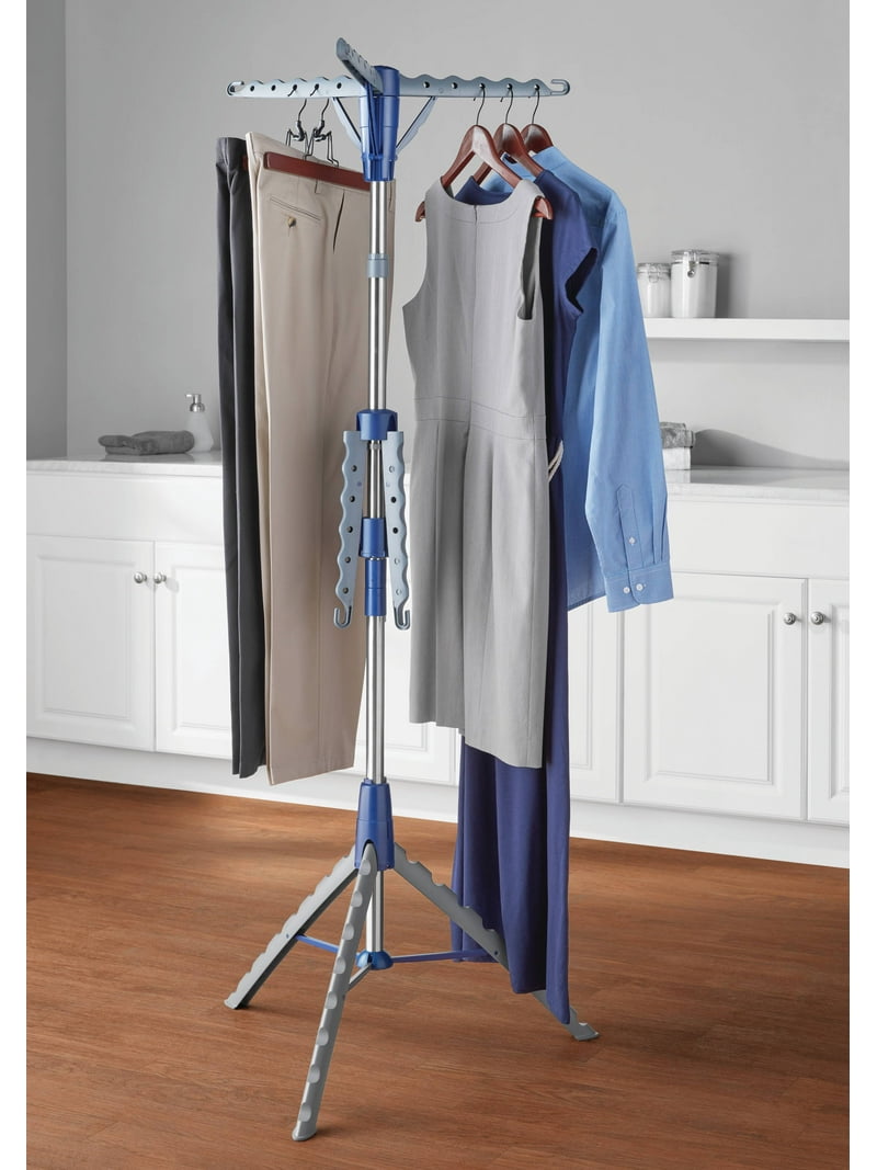 Free Shipping! Mainstays Space-Saving 2-Tier Steel Tripod Hanging