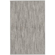 Mainstays Space Dyed Gray 52x78" Indoor Area Rug