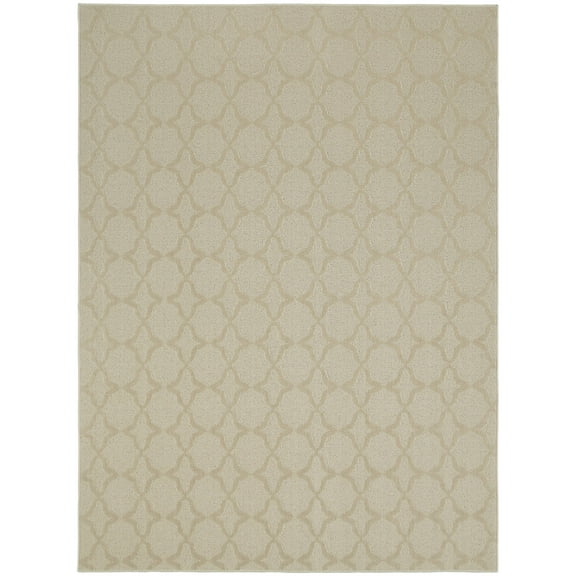 Mainstays Sparta Polypropylene Tan Indoor Area Rug, 7'6" x 9'6"