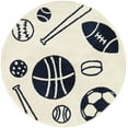 thumbnail image 1 of Mainstays Sports Round Indoor Rug, 47" Round, 1 of 6