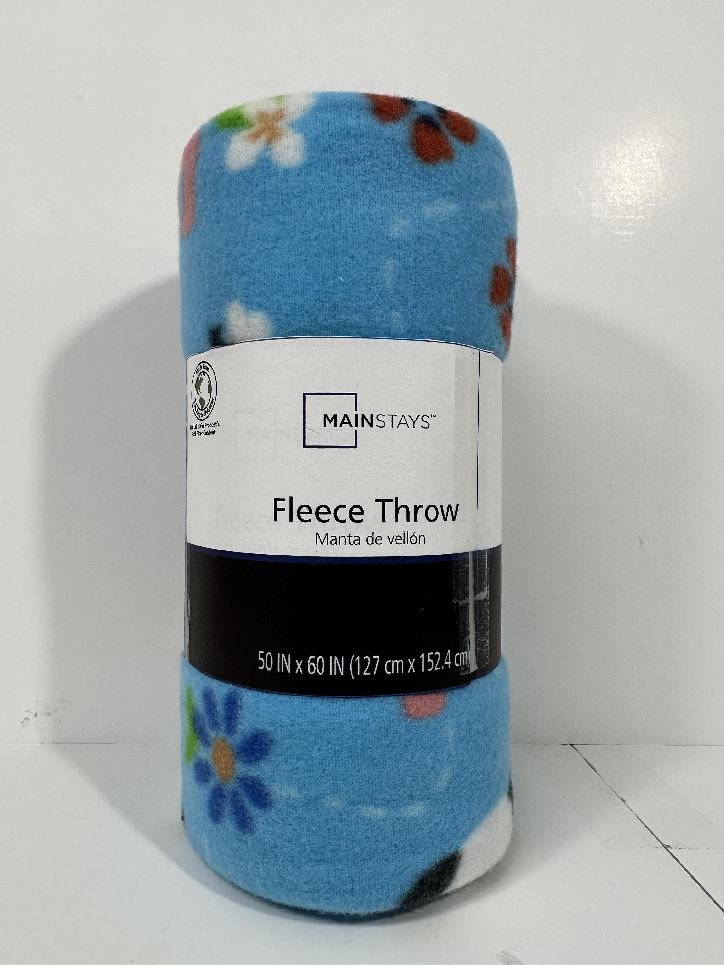 Mainstays Spring Dog Fleece Throw