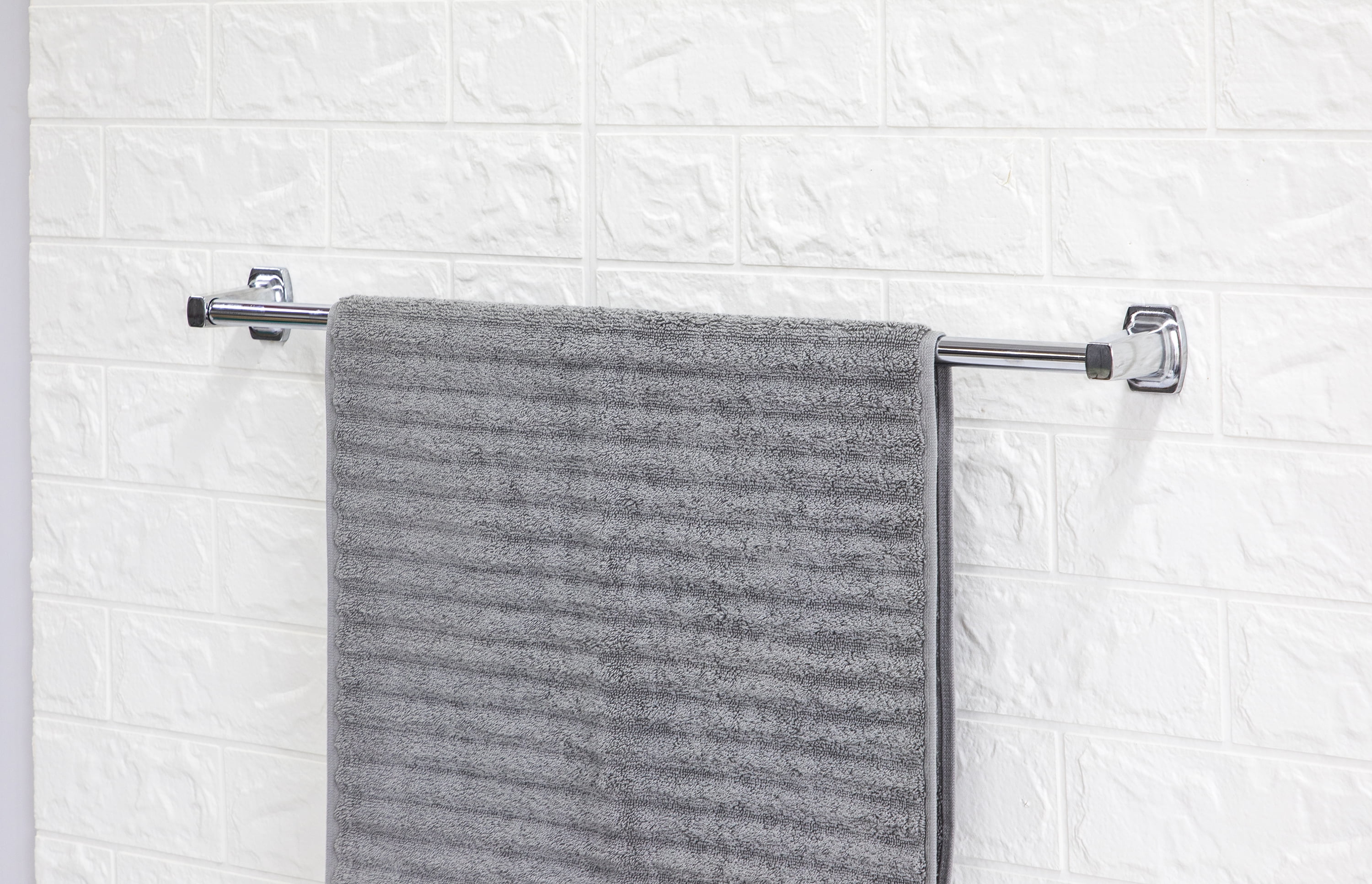 Double Towel Bar for Bathroom Towel Holder Double Towel Rail Solid Brass  Polished Chrome - China Shower Caddy, Shower Shelf