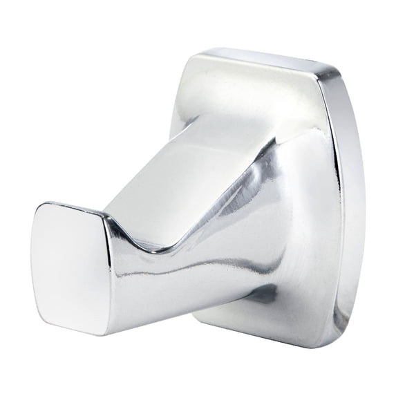Mainstays Square Wall Mount Robe Hook Chrome Finish with Hardware