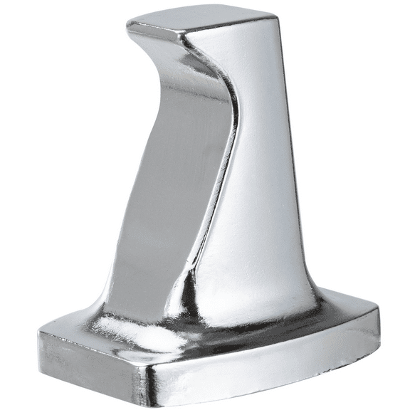 Mainstays Square Style Steel Robe Wall Hook for Interior Locations, Chrome, 1.38 in Width x 1.77 in Height x 1.97 in Depth