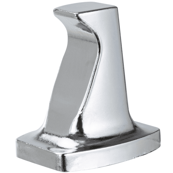Mainstays Square Style Steel Robe Wall Hook for Interior Locations, Chrome, 1.38 in Width x 1.77 in Height x 1.97 in Depth