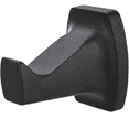 Mainstays Square Style Zinc Robe Hook, Matte Black