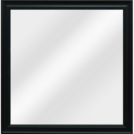 Mainstays Square Wall Mirror, Black, 16" x 16"