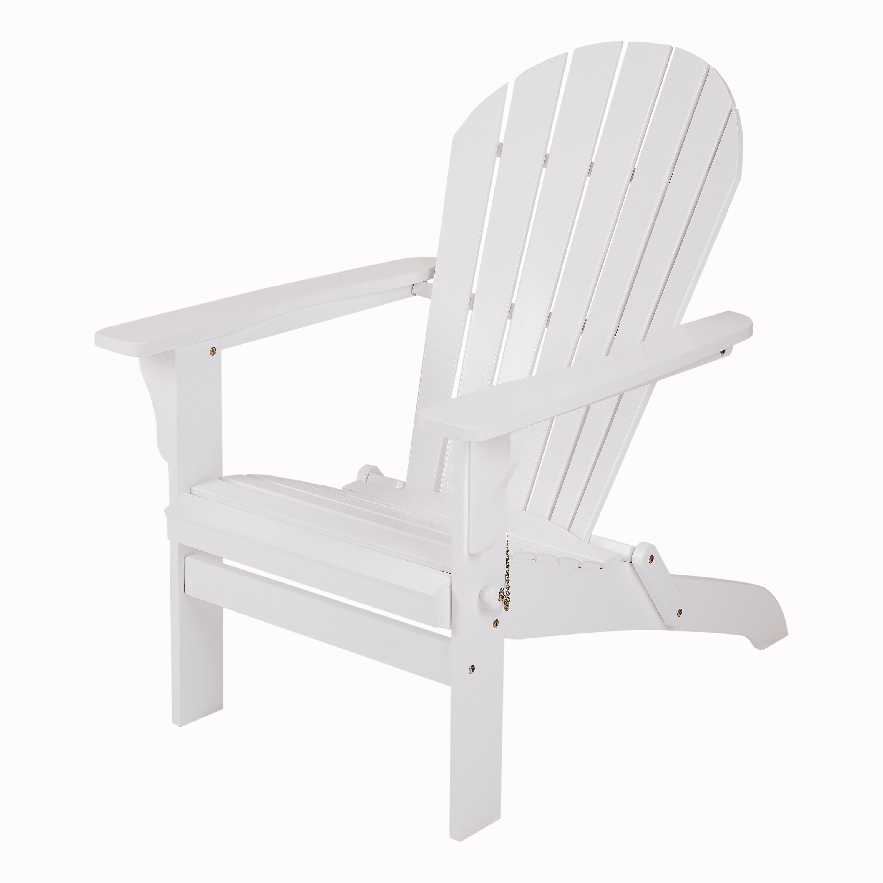 Mainstays St. Barrows Folding Wood Adirondack Outdoor Chair White