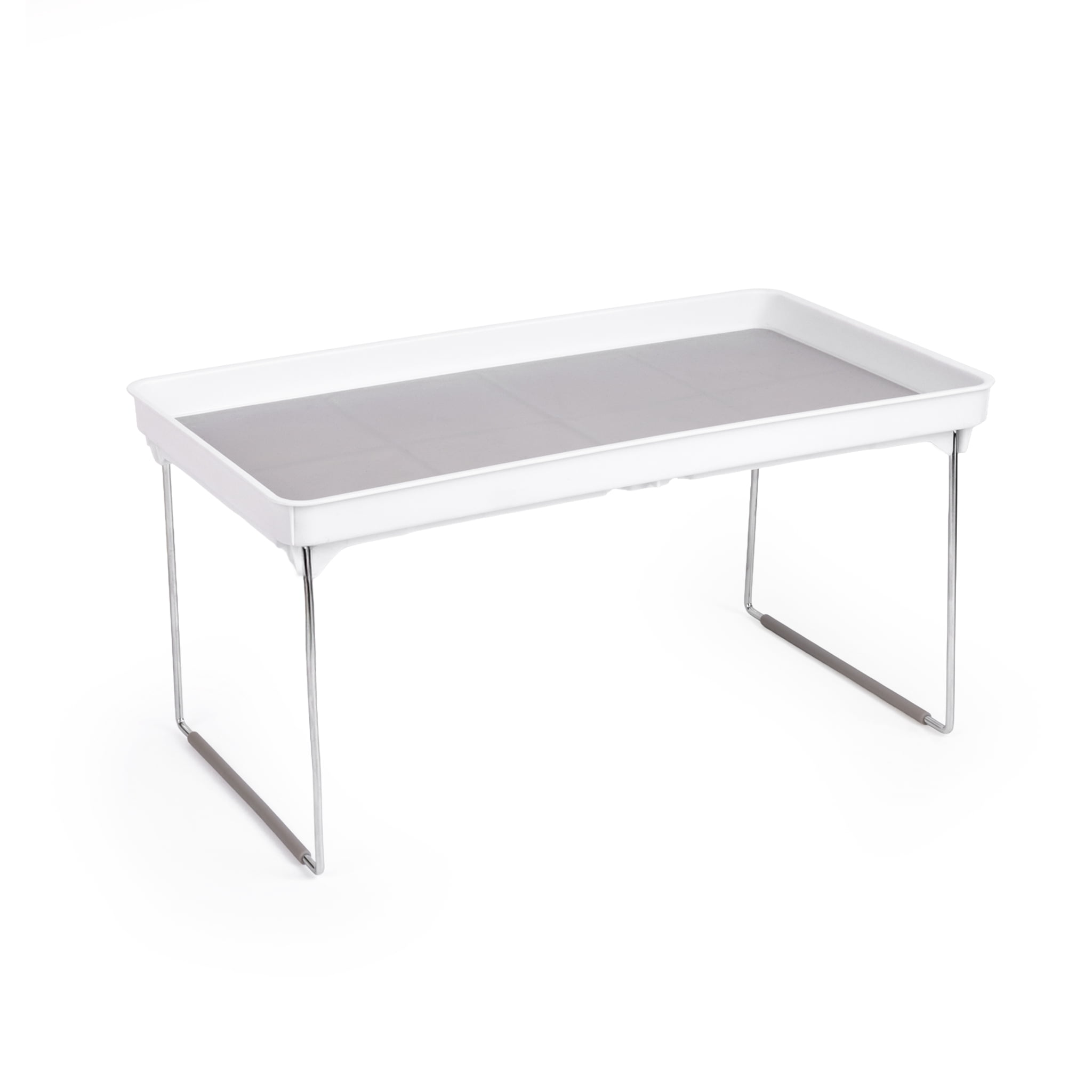 Mainstays Stackable Laundry Organizer Shelf, White