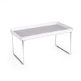 thumbnail image 1 of Mainstays Stackable Laundry Organizer Shelf, White, 1 of 7