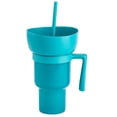 thumbnail image 1 of Mainstays Stadium Tumbler 32 fl oz, Teal, 1 of 5