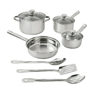 Cusine Select Abruzzo Stainless Steel 12 Piece Cookware Set : Target