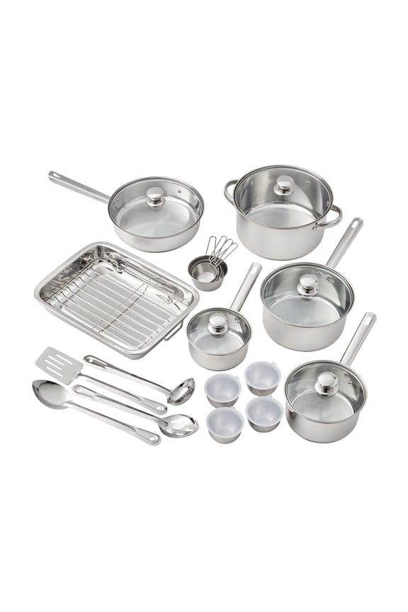 Stainless Steel 24Pc Cookware set