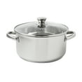 thumbnail image 1 of Mainstays Stainless Steel 5-Quart Dutch Oven with Glass Lid, 1 of 6
