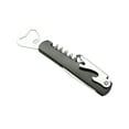 thumbnail image 1 of Mainstays Stainless Steel Black Plastic Waiters Corkscrew Bottle Opener, 1 of 9
